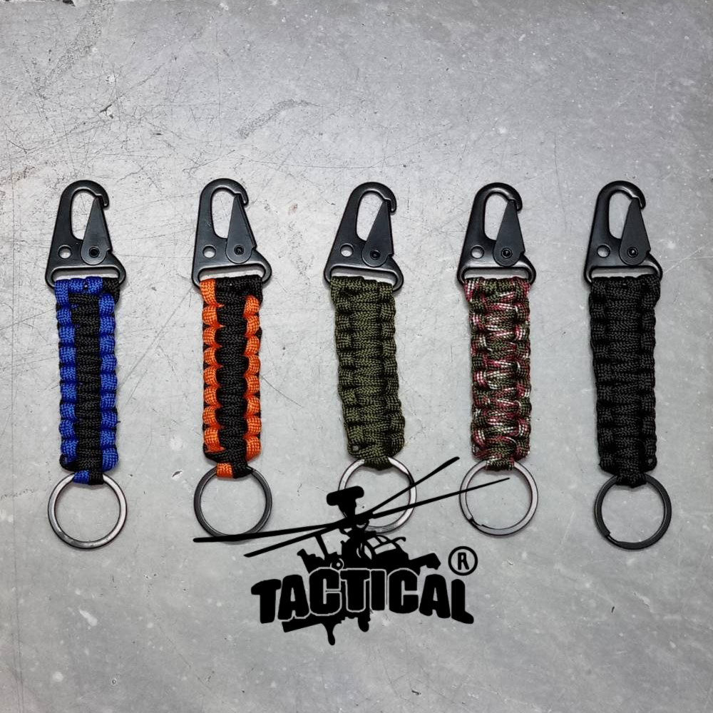 (รวม) พวงกุญแจเชือก Carabiner Tactical Link