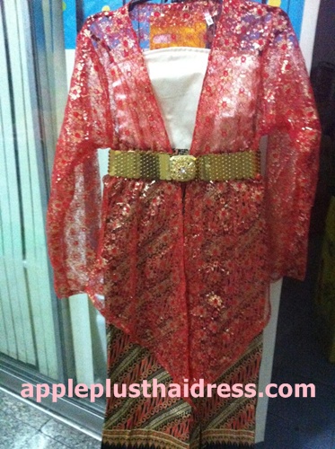 AMY37 ชุดมาเลเซียหญิงชายเสื้อยาว (ไม่รวมเข็มขัด)