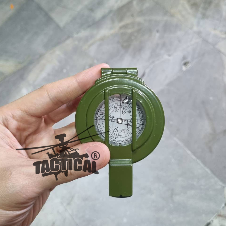 เข็มทิศ ทหาร ทรงกลม (Lensatic Compass)