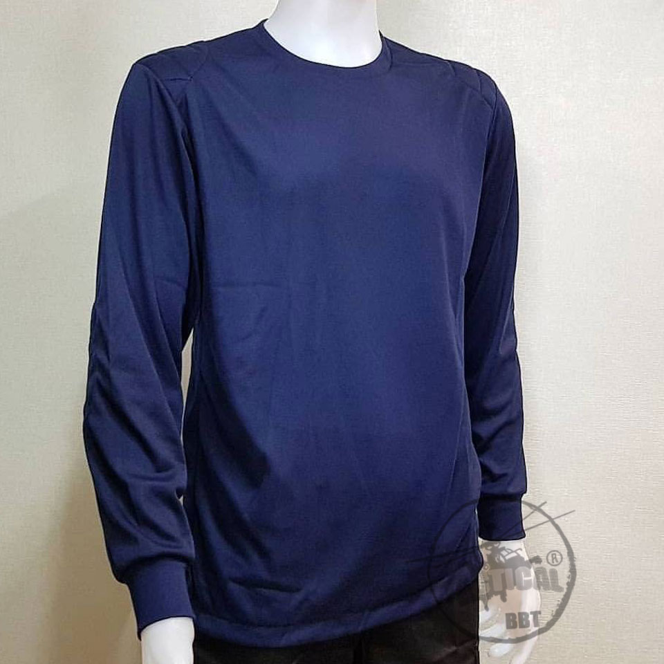 เสื้อยืดแขนยาวคอกลม (ดำ เขียว กรมท่า)