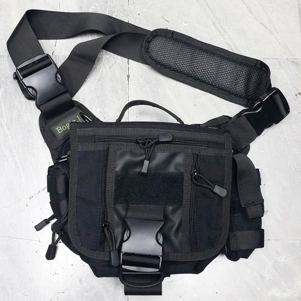 กระเป๋าปืนสะพายไหล่ สี่เหลี่ยมกลาง ผ้า Cordura