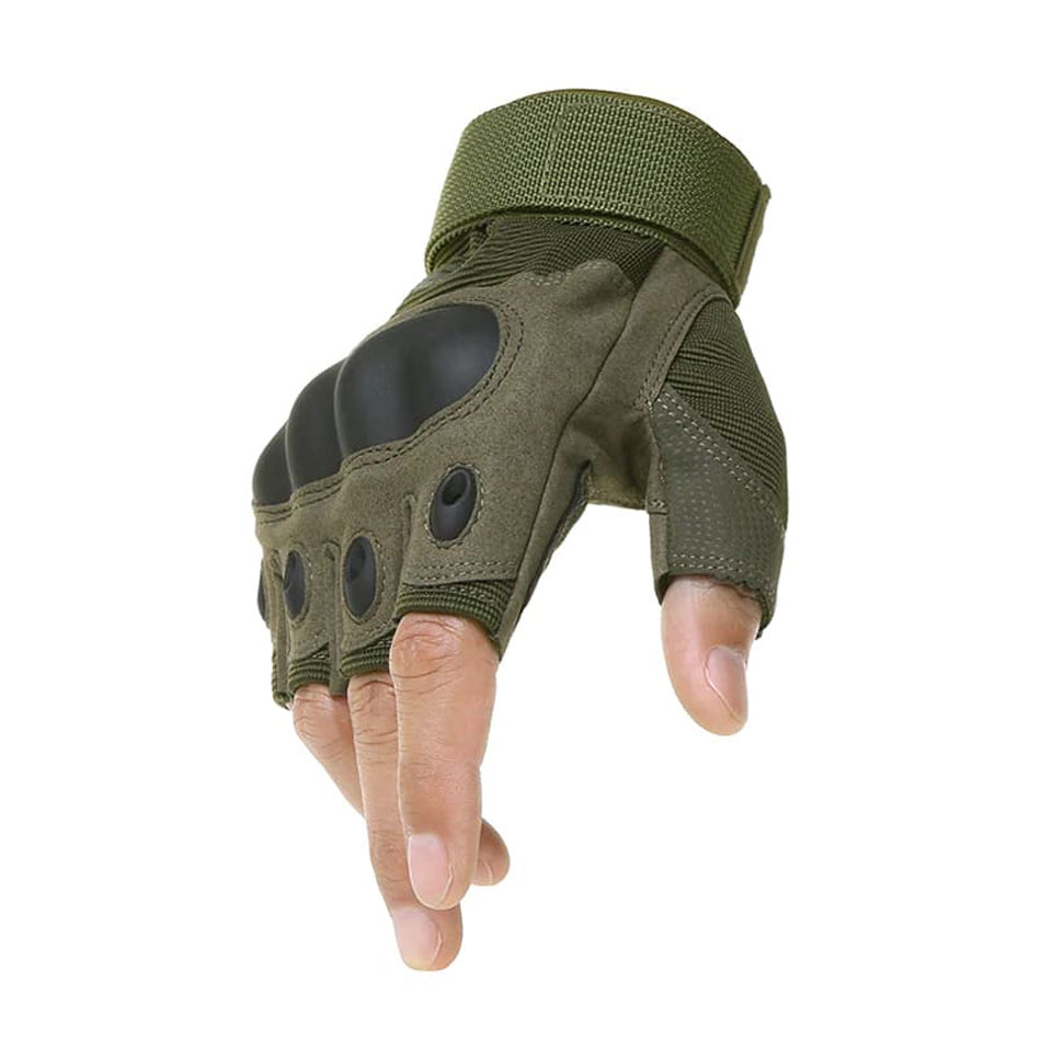 ถุงมือสนับแข็ง ครึ่งนิ้ว Bogie.1