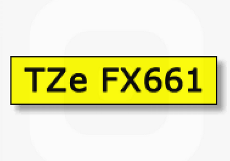เทปพิมพ์อักษร TZE-FX661