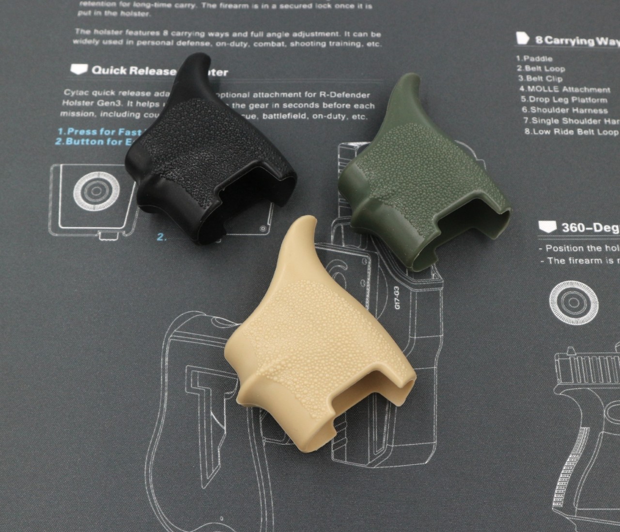 ยางหุ้มด้ามปืน H รุ่น Sig Sauer P365