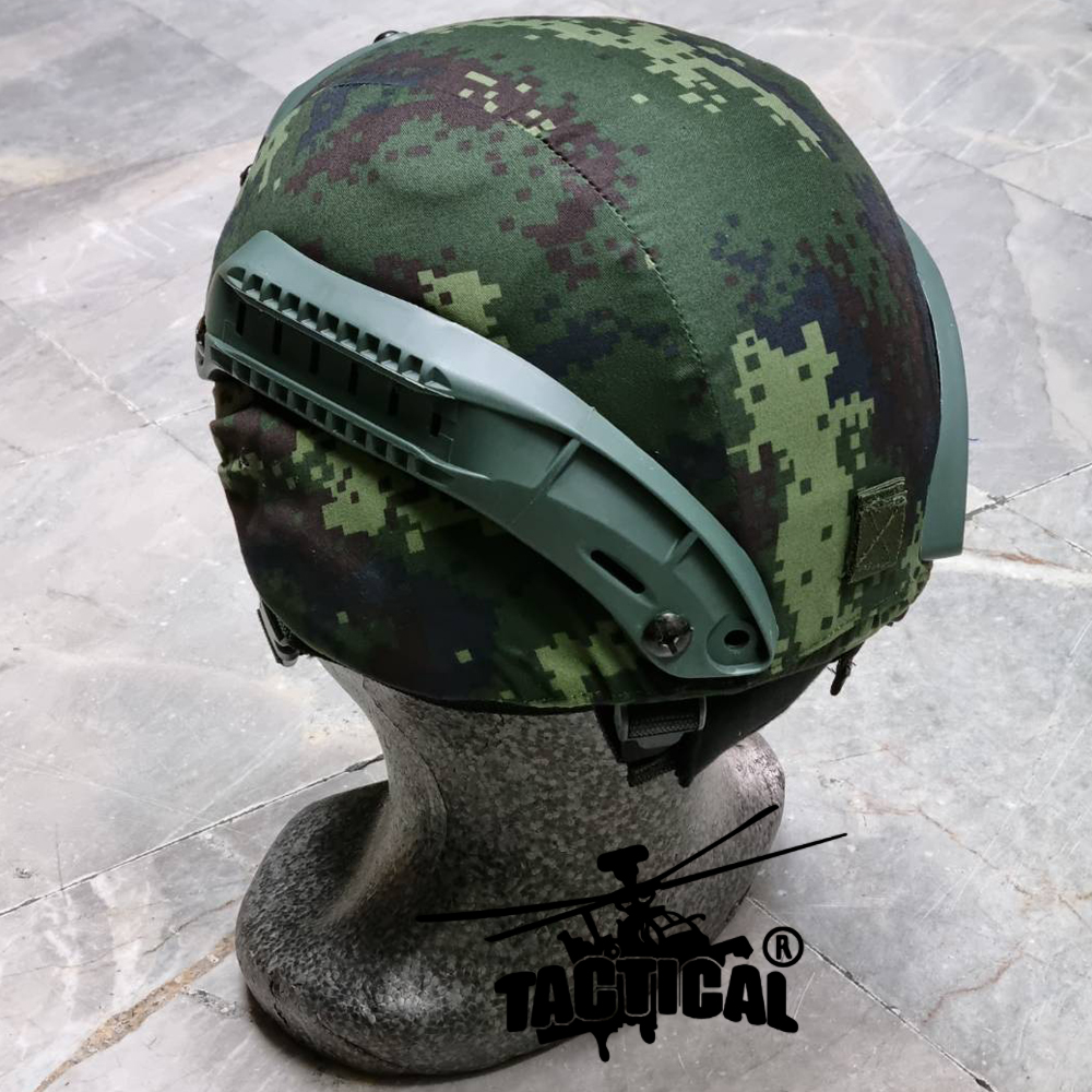 หมวก Mich 2000 พร้อมผ้าคลุม