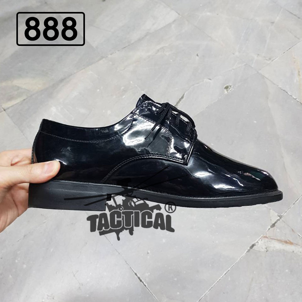 รองเท้าคัทชู ผูกเชือก หนังแก้ว 888