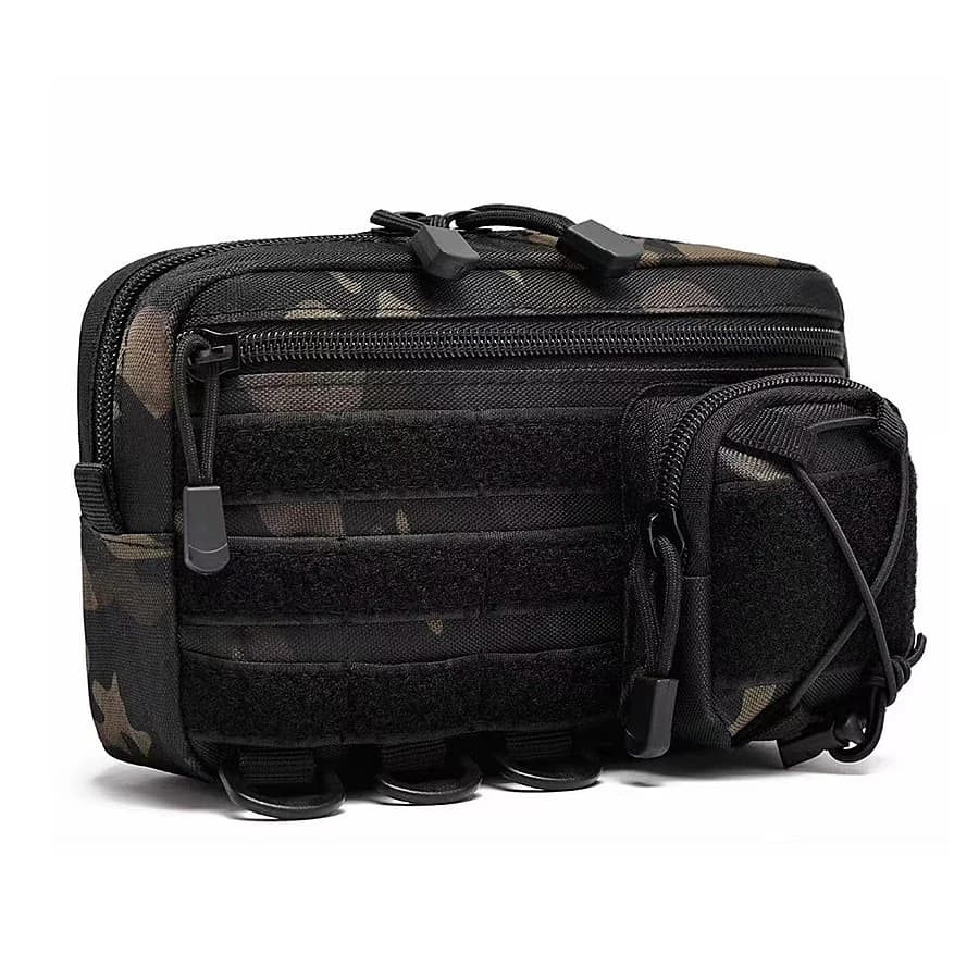 กระเป๋าคาดเอว EDC ระบบ Molle พร้อมช่องเก็บของหลายชั้น