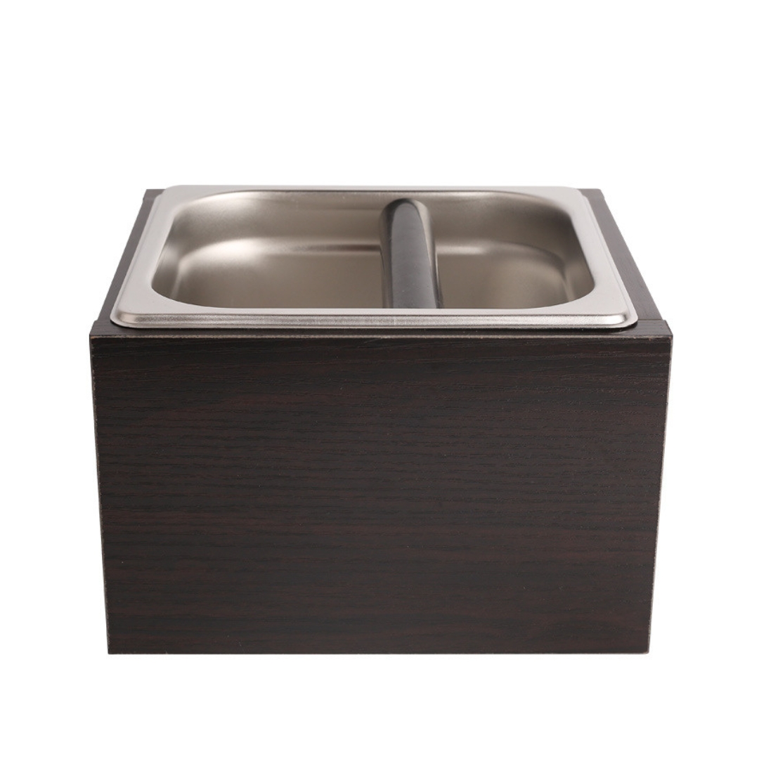 กล่องเคาะกากกาแฟไม้ลึก 15 ซม. รหัส 0337