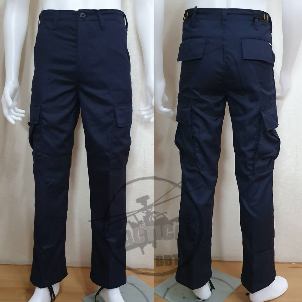 กางเกงเวส SWAT ผ้ากำมะดิน มี 2 สี ดำ กรมท่า