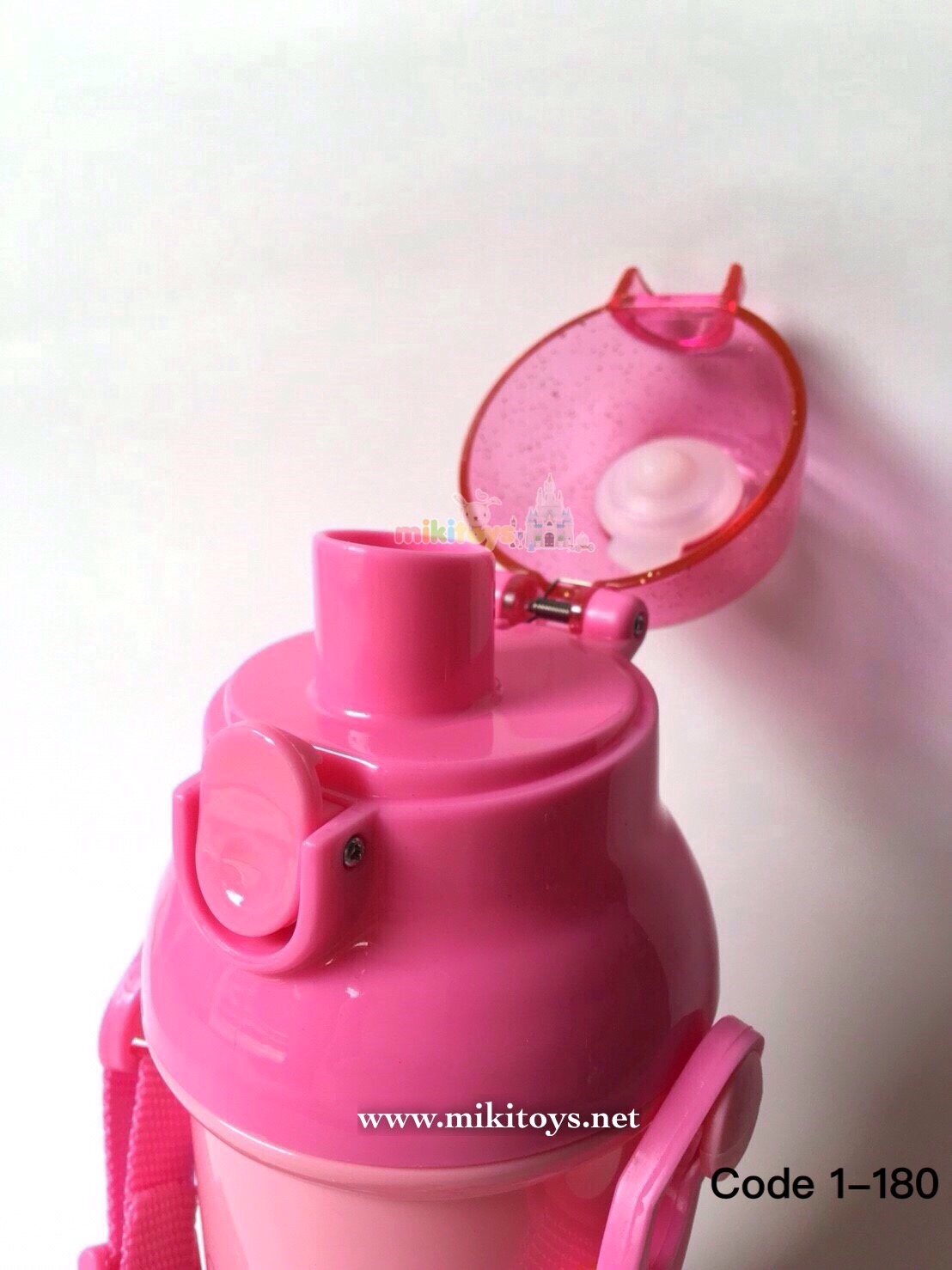 กระติกน้ำเด็ก NEW! เพ้พป้าพิค🐽 Peppa Pig สีชมพู ลายใหม่! รุ่นยกดื่ม