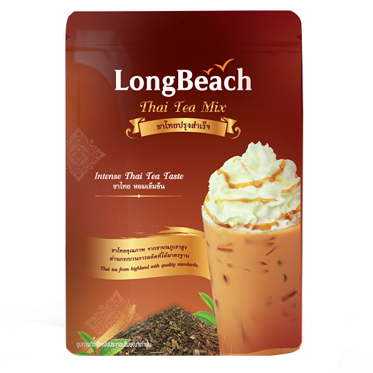 ลองบีชชาไทย 400 กรัม LongBeachThaiTea 400 g รหัส 1131