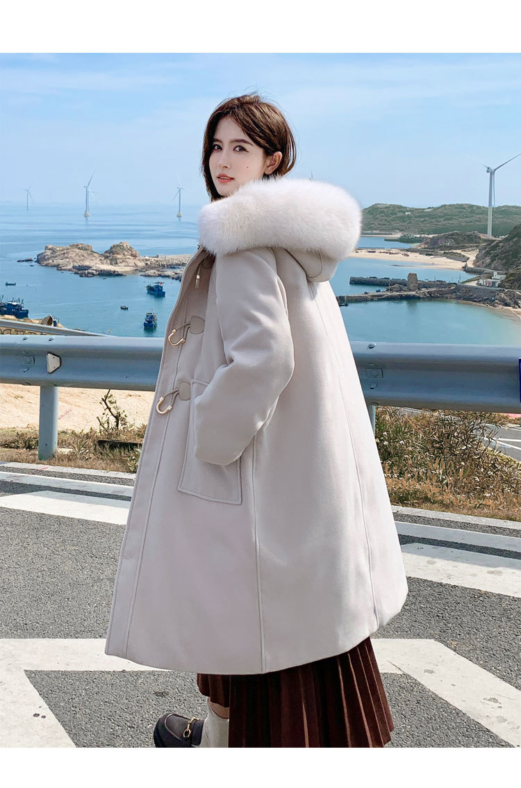 2324-0038 โค้ทวูล ไซส์ใหญ่น้า มีเฟอร์ฟูๆ