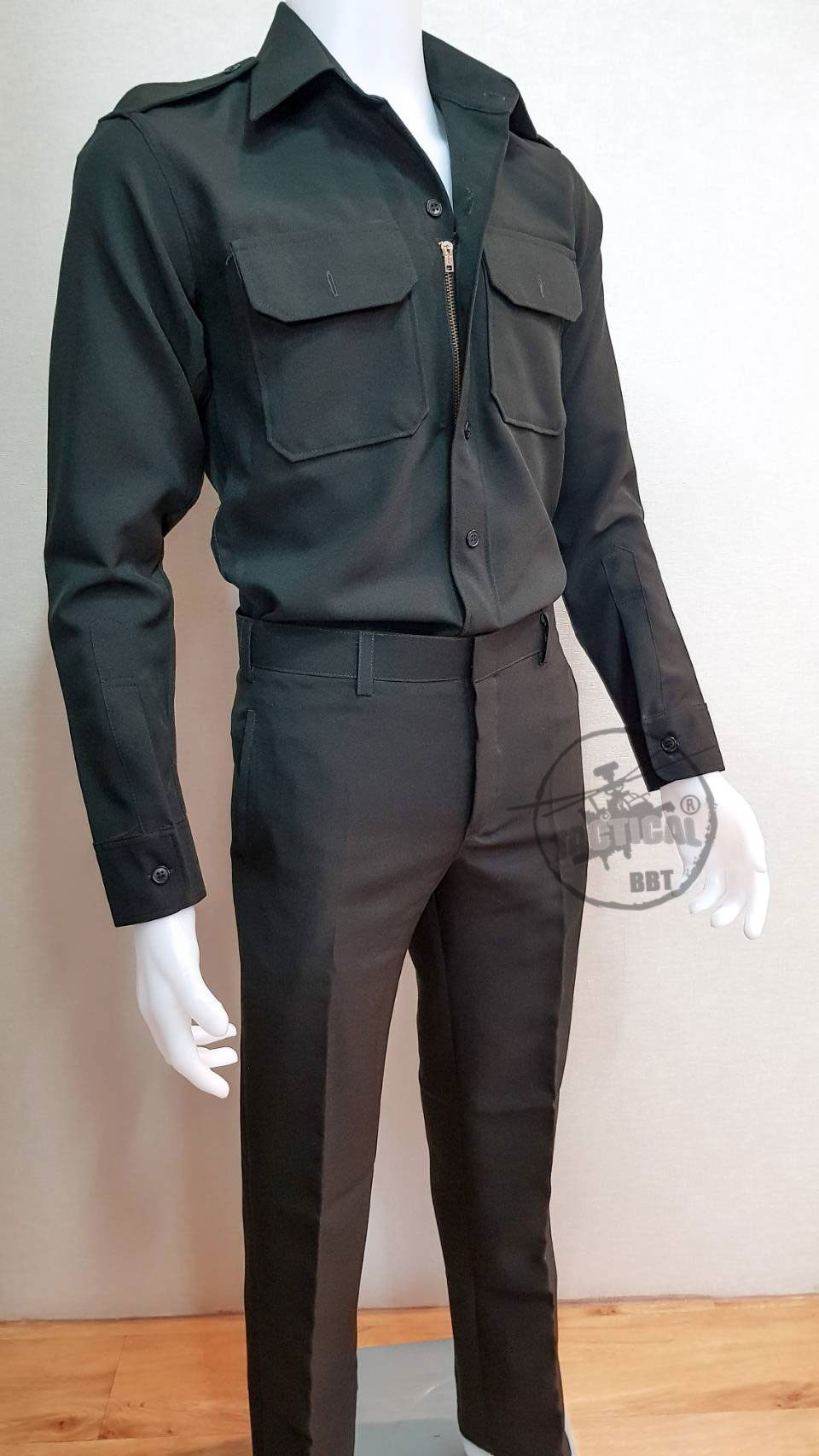 ชุดอ่อนแขนยาว มีซิป เขียว