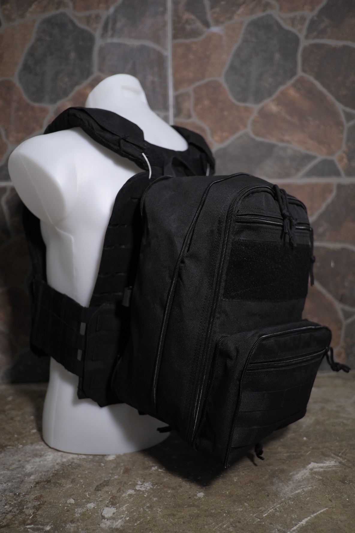 กระเป๋าเป้ติดเสื้อเวส (FlatPack)