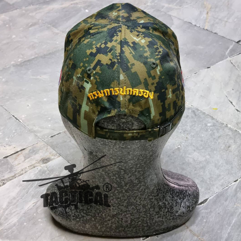 หมวกแก๊ป ดต.อส. กรมการปกครอง ระเบียบใหม่ ซิปหลัง