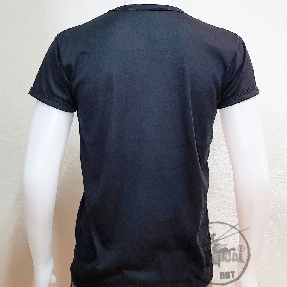 เสื้อยืดแขนสั้น คอวี ผ้า TC 5 สี (ดำ น้ำตาล เขียว กรมท่า ขาว)