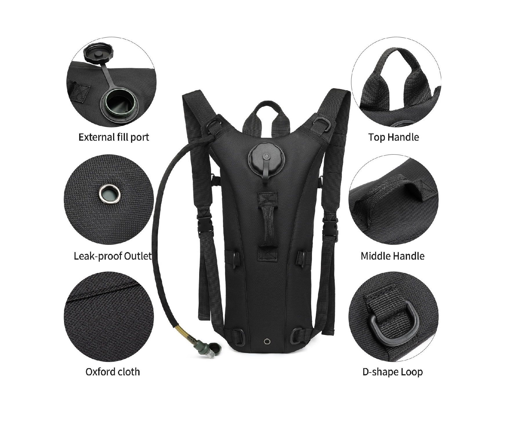 เป้น้ำ 008 + ถุงน้ำ 2.5 ลิตร (มีหลายสี)