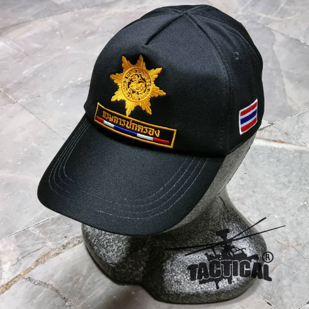 หมวกแก๊ป สิงห์แฉก กรมการปกครอง ซิปหลัง