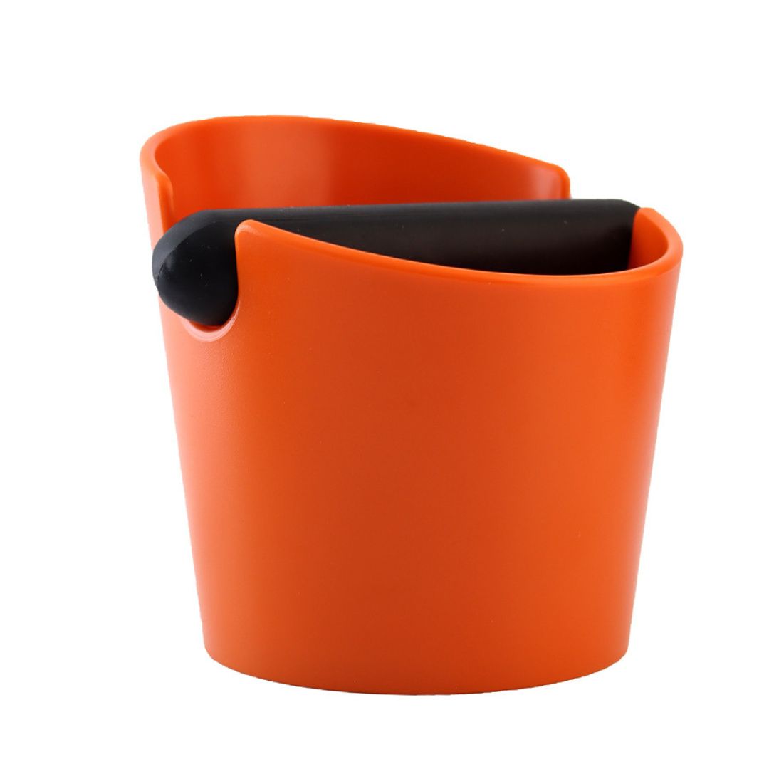 ที่เคาะกากกาแฟ ABS แบบปากเปิดมินิ สูง 12.5 ซม. สีส้ม รหัส 2437