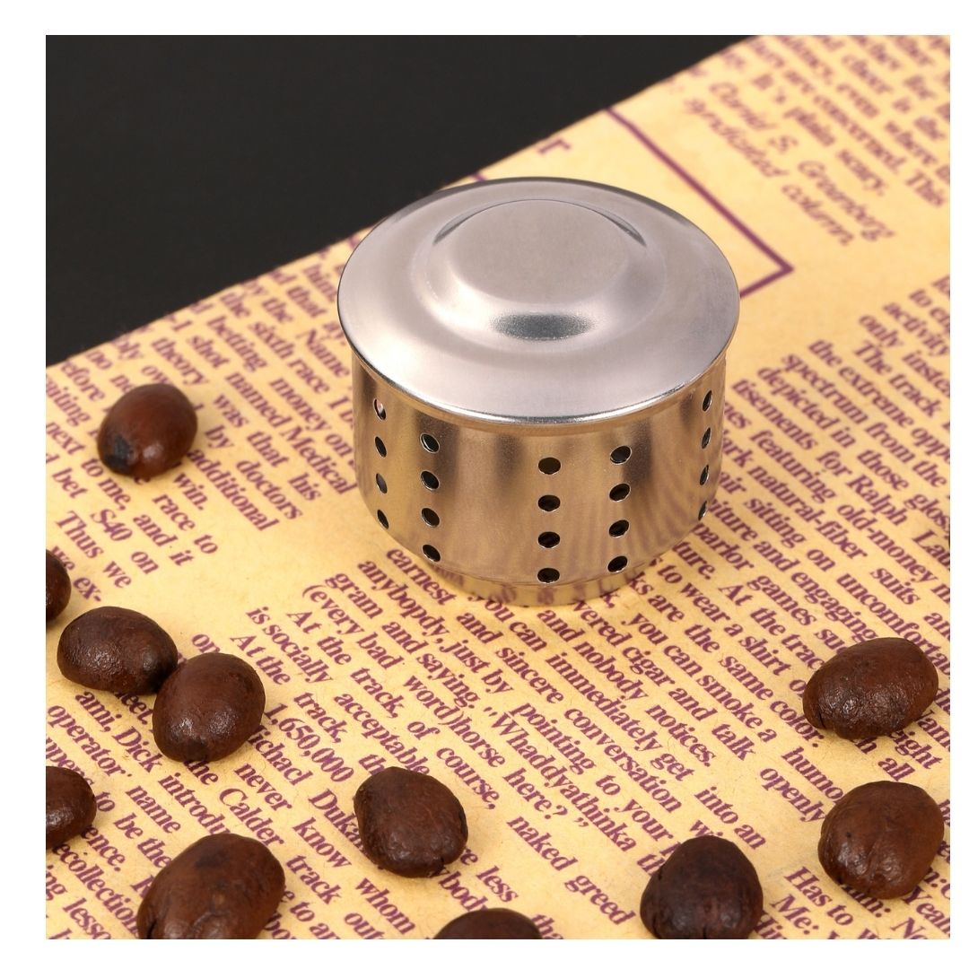 ทีครอบสแตนเลสกันน้ำกาแฟกระเด็น ถ้วยครอบท่อน้ำไหล กาต้มกาแฟมอคค่าพอท รหัส 2462