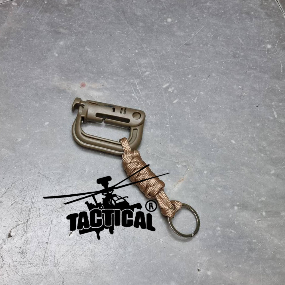 (รวม) พวงกุญแจเชือก Carabiner Tactical Link