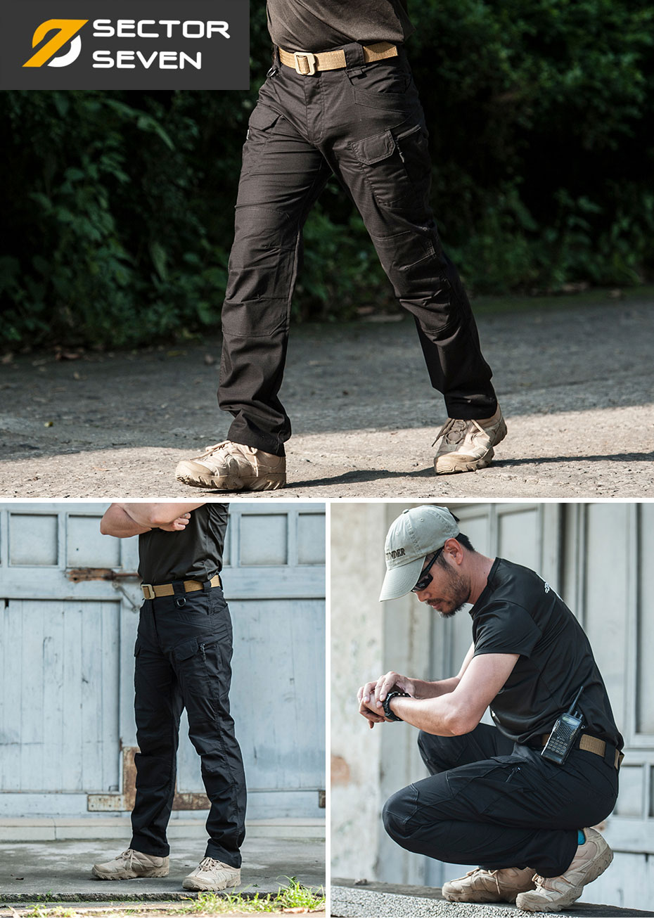 กางเกง Sector Seven IX7C ดำ ผ้าเบา ยืด กันน้ำ (ของแท้) 4 สี