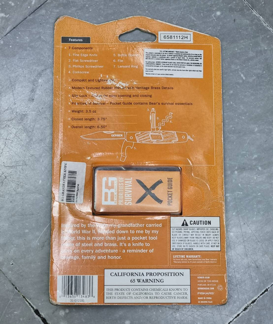 (SALE) มีดพับเล็ก Gerber 6581112H