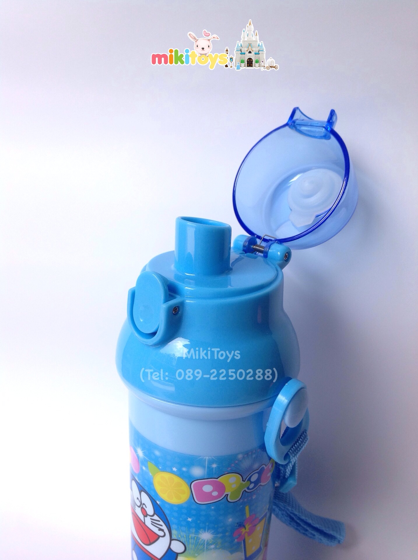 กระติกน้ำเด็ก ลายโดราเอมอน Doraemon รุ่นยกดื่ม ทำความสะอาดง่ายสุดๆ(ฟรีค่าจัดส่ง)