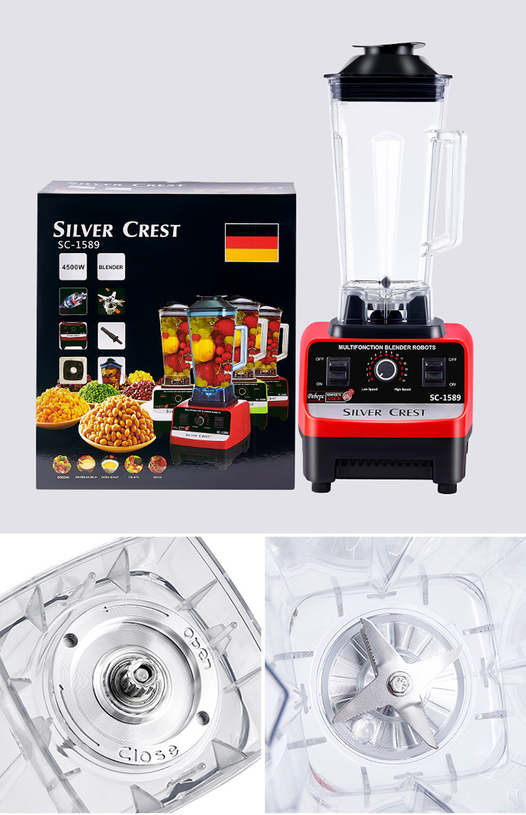 เครื่องปั่นน้ำผลไม้ 200ฺV SILVER.CREST blender (สินค้ามือหนึ่งไม่มีประกัน) รหัส 1821