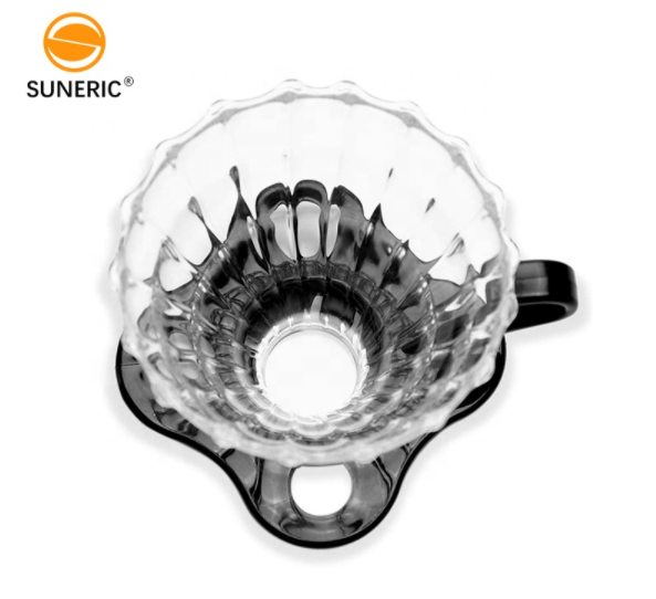 ถ้วยกรองกาแฟ ดริปเปอร์ ทรงกรวย รูเดี่ยว 2-4 ถ้วย รหัส 1743