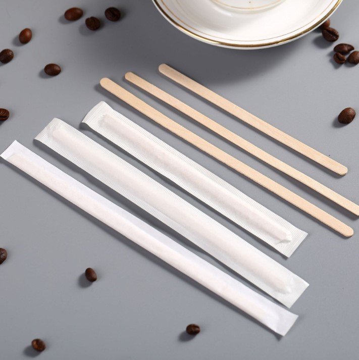 ไม้คนกาแฟ แบบใช้แล้วทิ้ง แพ็ค 490-500 ชิ้น (แพ็คแยกชิ้น)