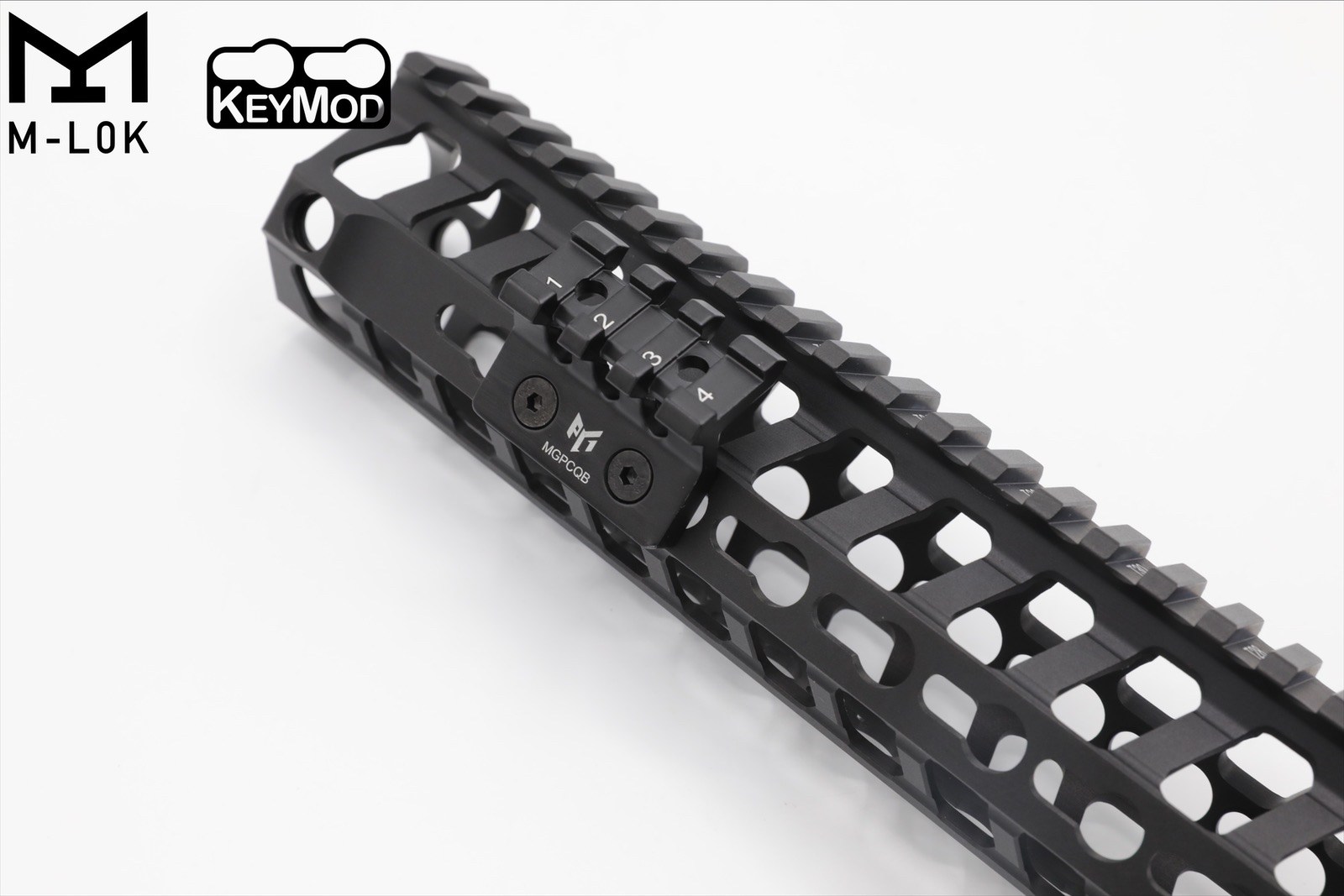 รางเฉียง ระบบ M-Lok & KeyMod ยี่ห้อ MGPCQB