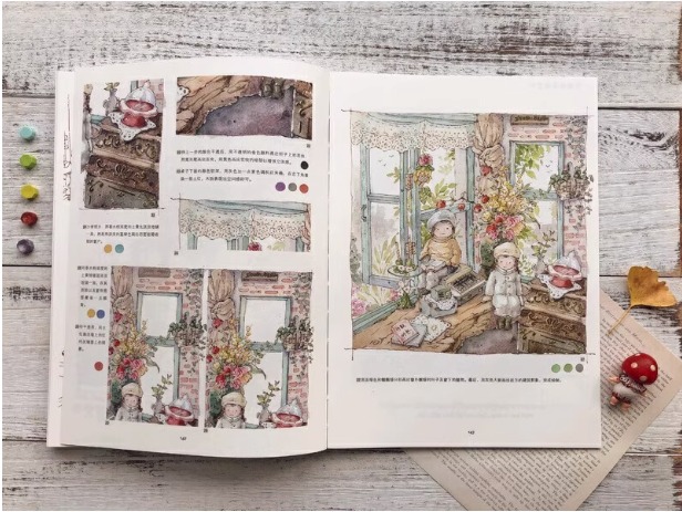 หนังสือสอนวาดภาพสีน้ำ "Takatori Watercolor Collection"