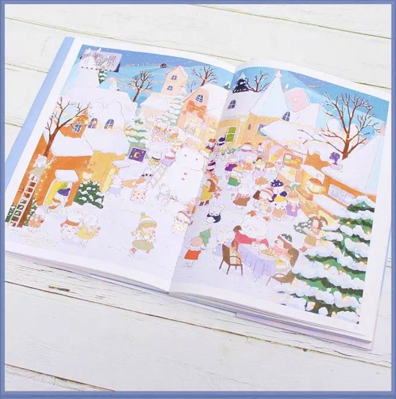 หนังสือภาพ Rabbit Town เมืองแห่งกระต่าย โดย Xia Qijiang