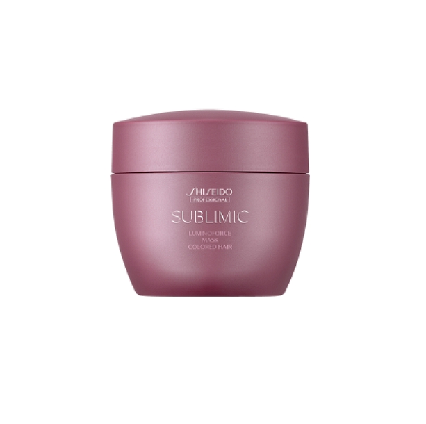 SHISEIDO SUBLIMIC Luminoforce Mask ขนาด 200 กรัม คงความเงางามของสีผม และบำรุงเส้นผมที่แห้งเสียถูกทำร้าย