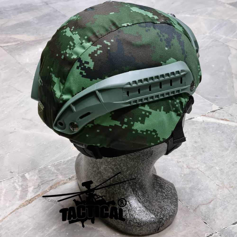 หมวก Mich 2000 พร้อมผ้าคลุม