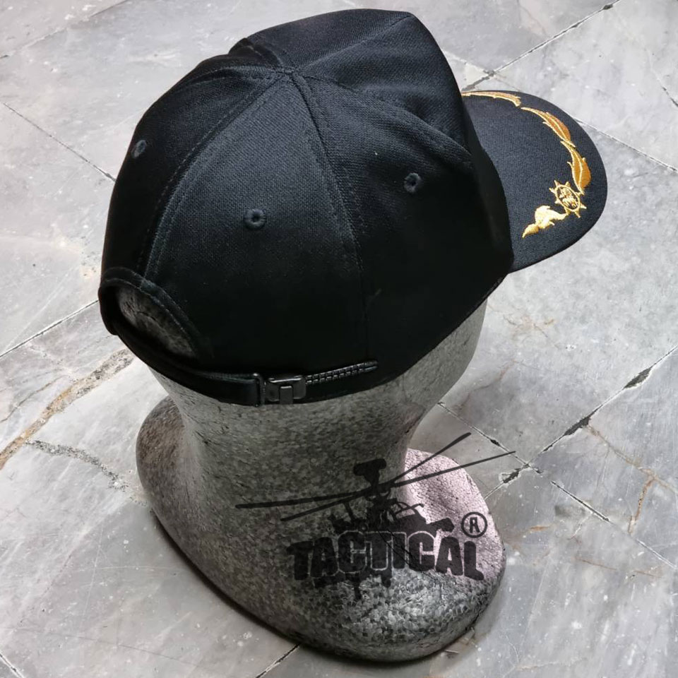 หมวกแก๊ป พิชิตผองภัย ดำ ซิปหลัง