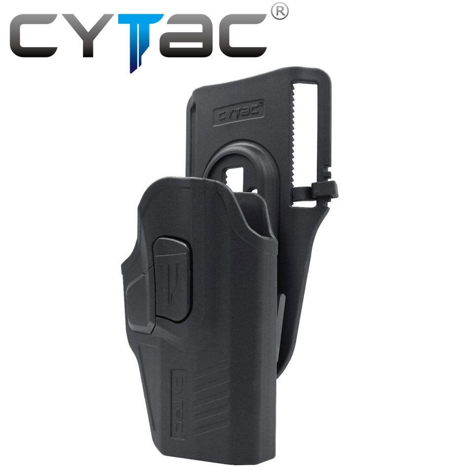 (งานแท้) ซองปืนปลดนิ้วชี้ + เพลทลดต่ำ + รัดขา ยี่ห้อ Cytac