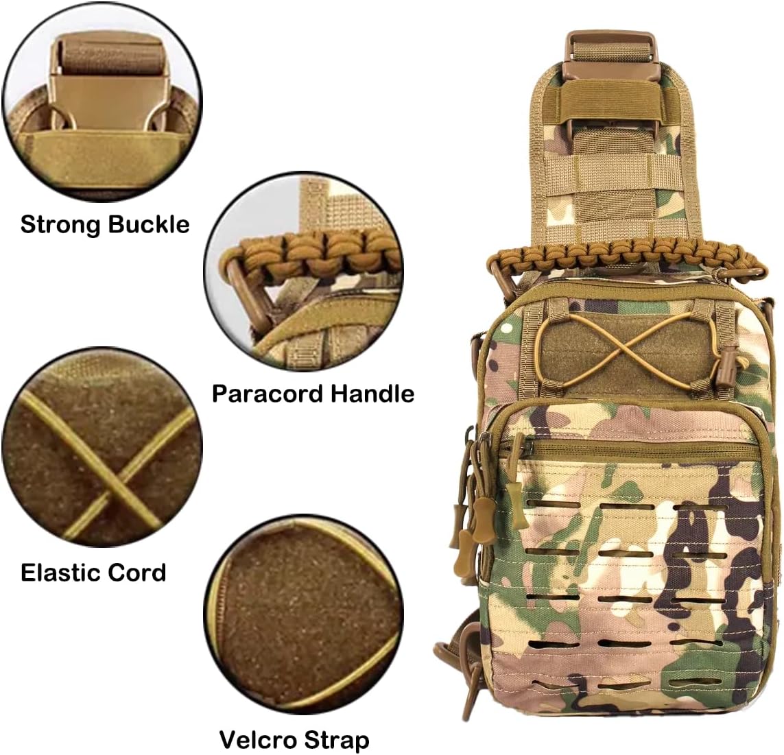 กระเป๋าสะพายเฉียงยุทธวิธี (Tactical Sling Bag)