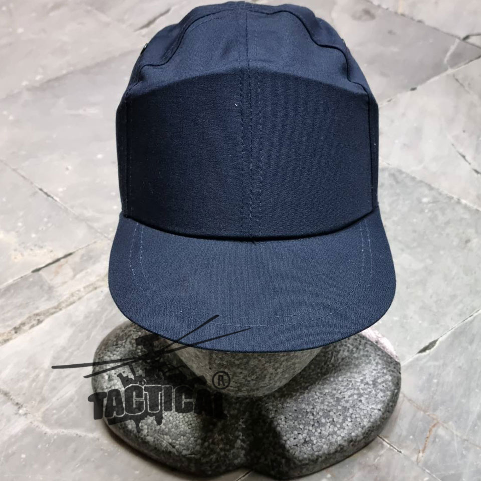 หมวกแก๊ปยางยืด ดำ/กรมท่า