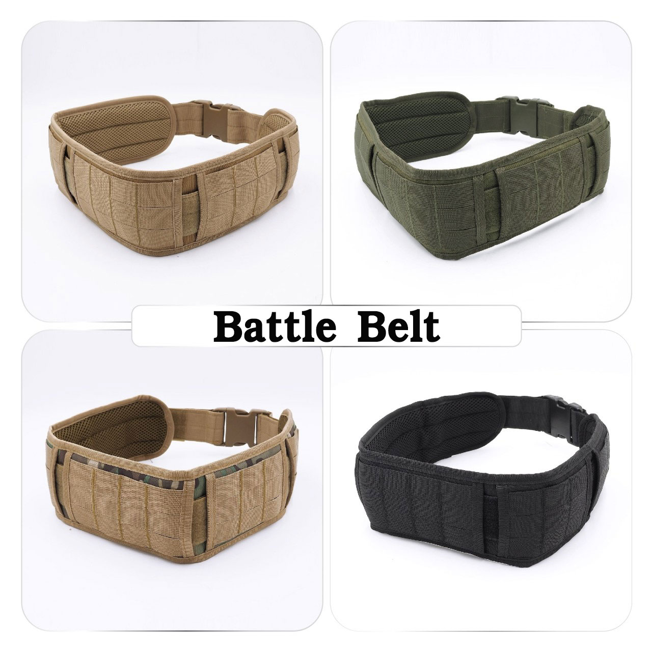 เข็มขัดสนาม Battle Belt ผ้า 1000D