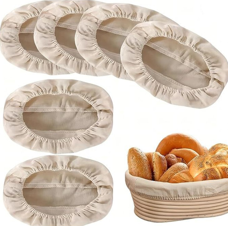 ผ้าคลุมตะกร้าพรูฟ Sourdough แพ็ค 10 ชิ้น