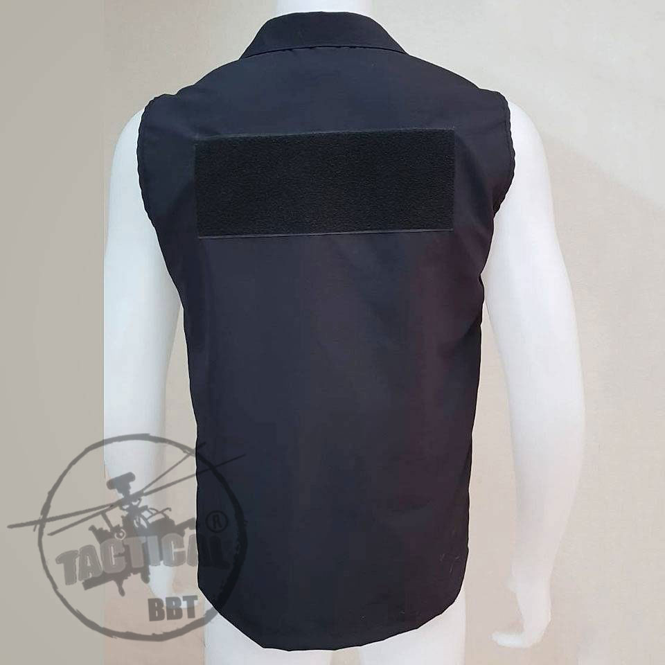 เสื้อกั๊ก ผ้านุ่ม เบา กันน้ำ (ดำ)