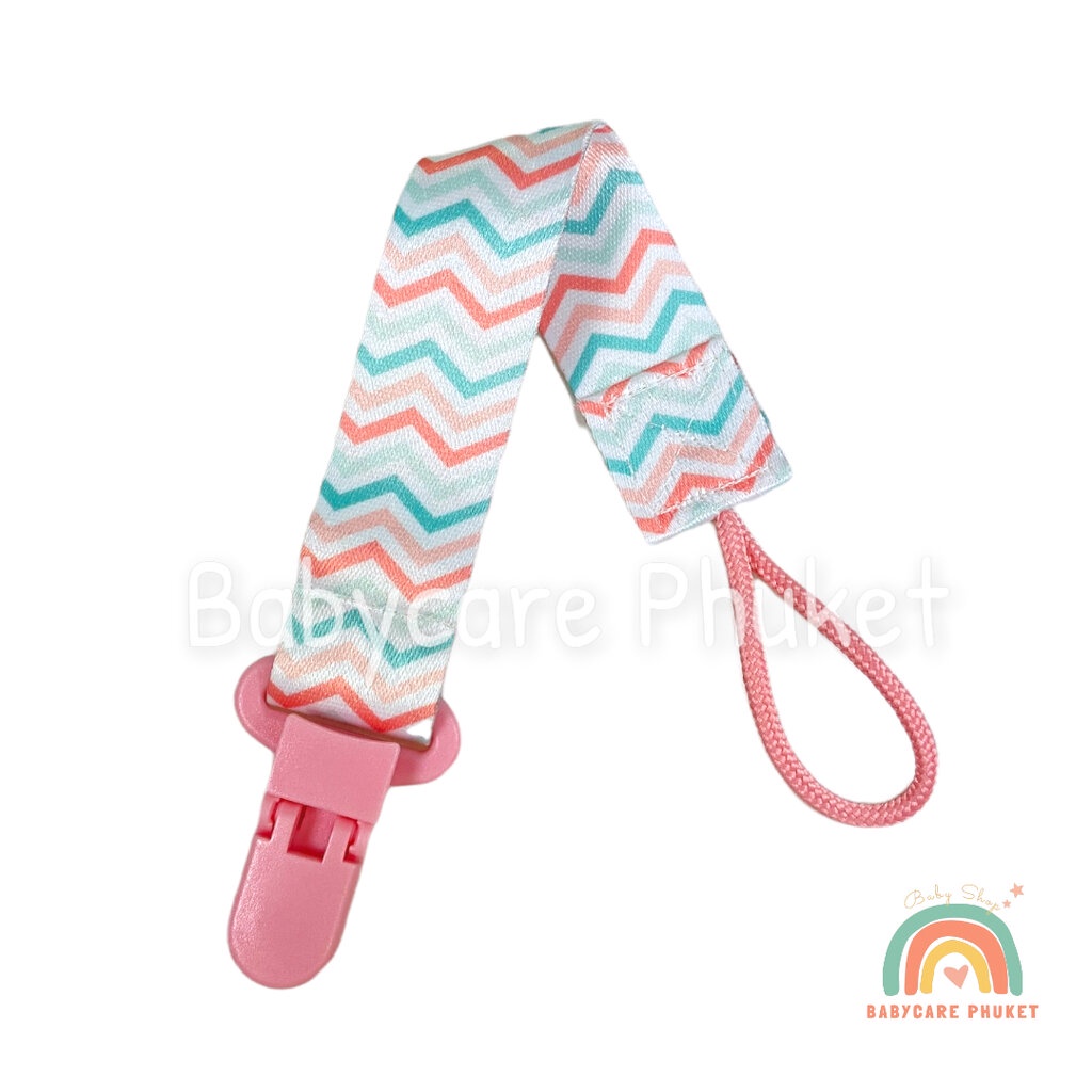 แบบที่ 1 สายคล้องจุกหลอก Pacifier holder สำหรับของเล่นหรือจุกหลอก Pack