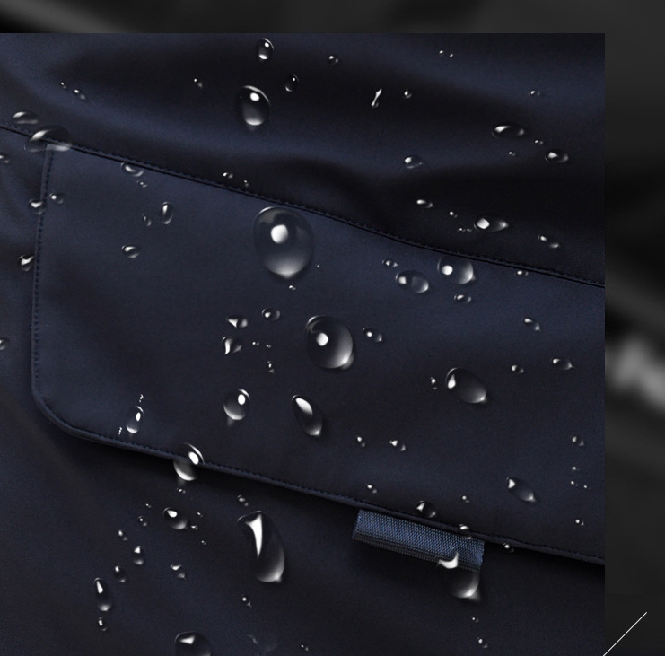 M2324-0026 โค้ทผู้ชายไซส์ใหญ่ ขนเป็ด กันน้ำ หล่อเท่ ๆ ซับถอดได้ ไม่ติดซิปหน้า