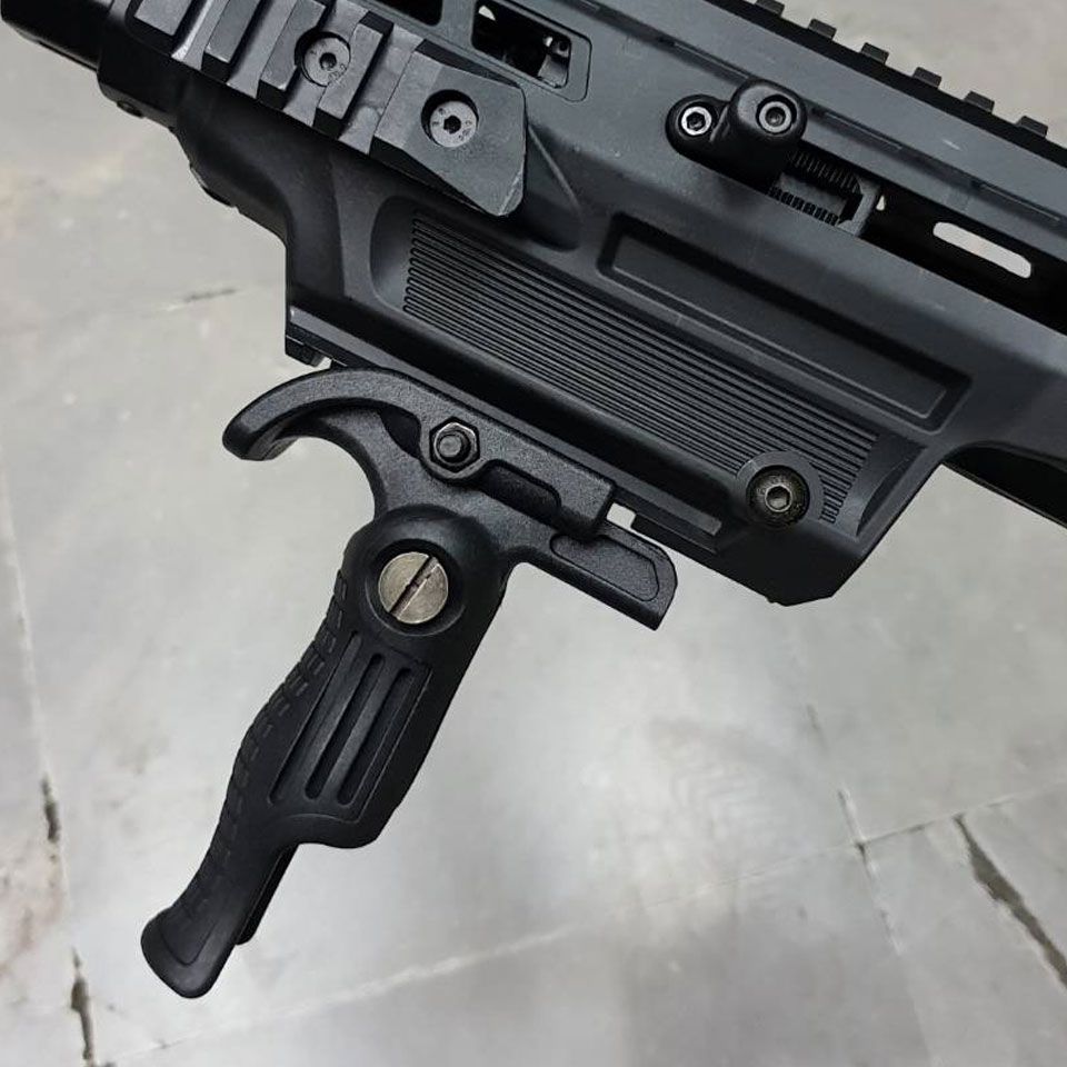 กริปมือหน้าพับติดปืน Glock / ชุดหน้าระบบ Picatinny