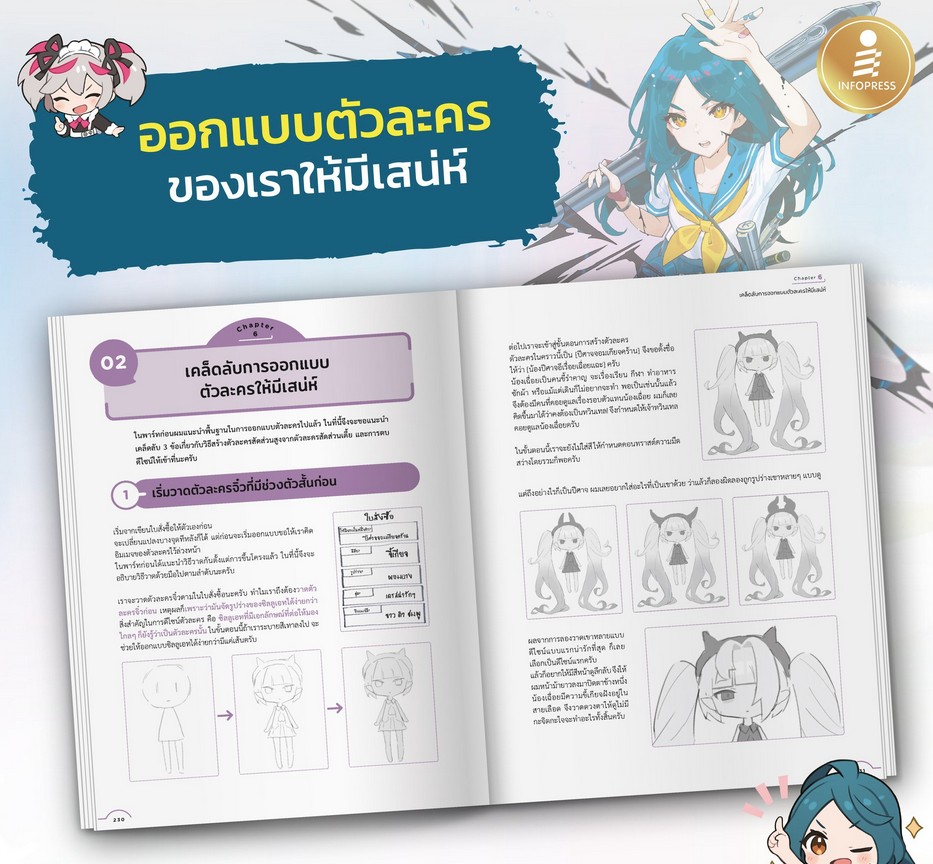 หนังสือฮาวทู ซุปเปอร์เทคนิกการวาดคาแรกเตอร์ (ภาษาไทย)