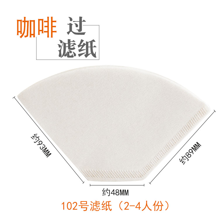 กระดาษกรองกาแฟดริป ทรงกรวยตัด สำหรับดริปเปอร์ ขนาด 2-4 คัพ หรือ 102S 1610-658