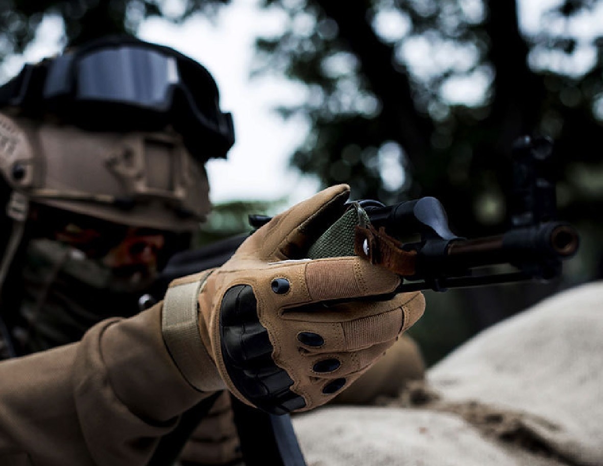 ถุงมือเต็มนิ้ว OK สนับนิ่ม (3 สี)