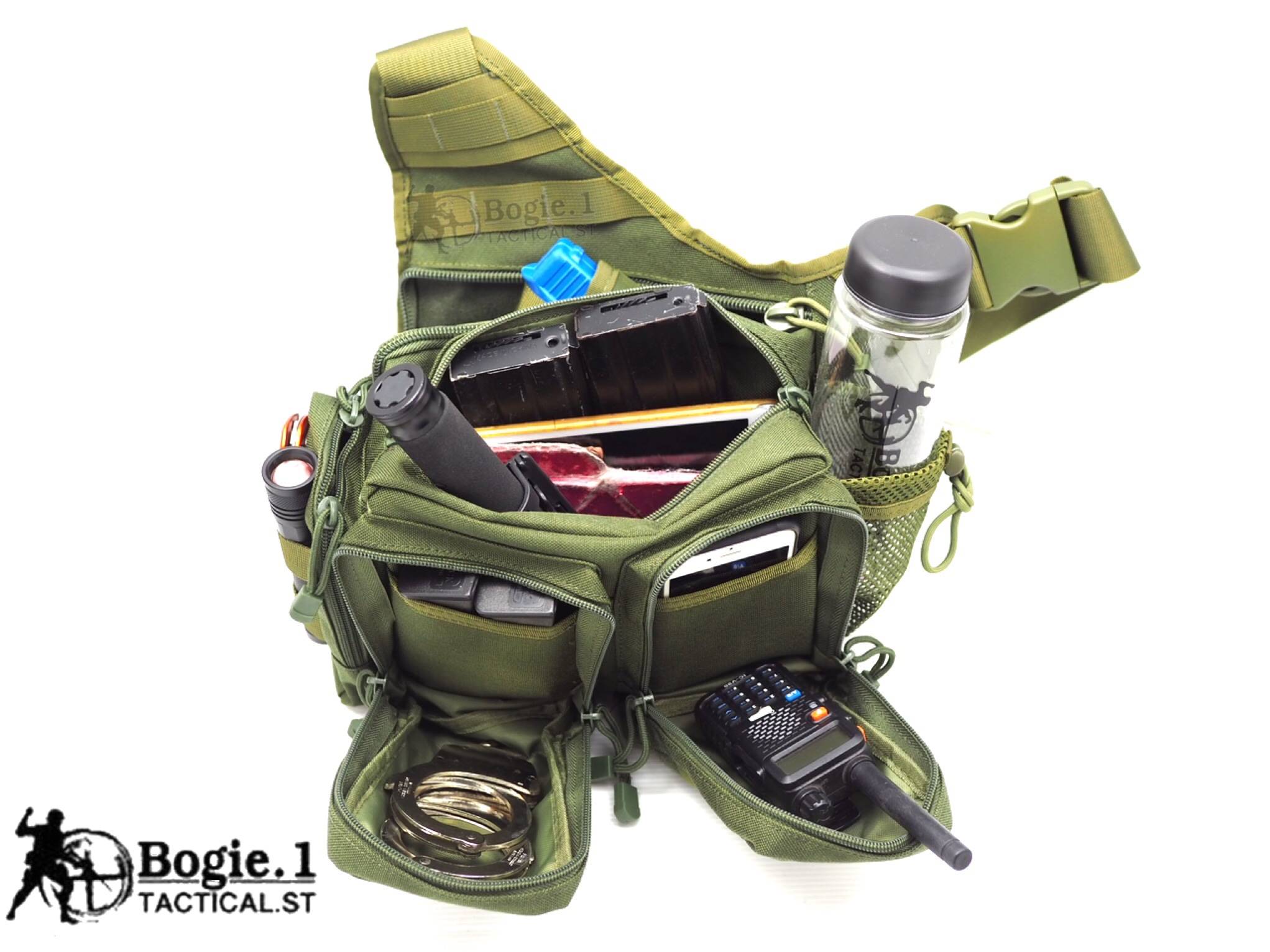 กระเป๋าสะพายไหล่ กป.หน้า 2 ใบ ผ้า Cordura